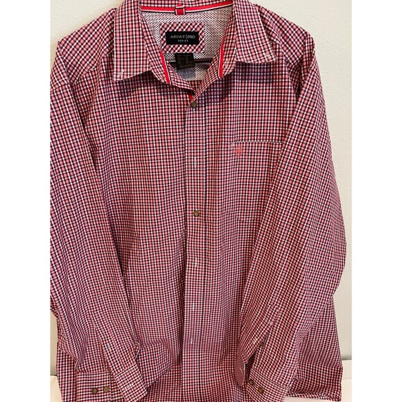 Men’s Ariat Pro Series Button Up XL NEW - Picture 1 of 9
